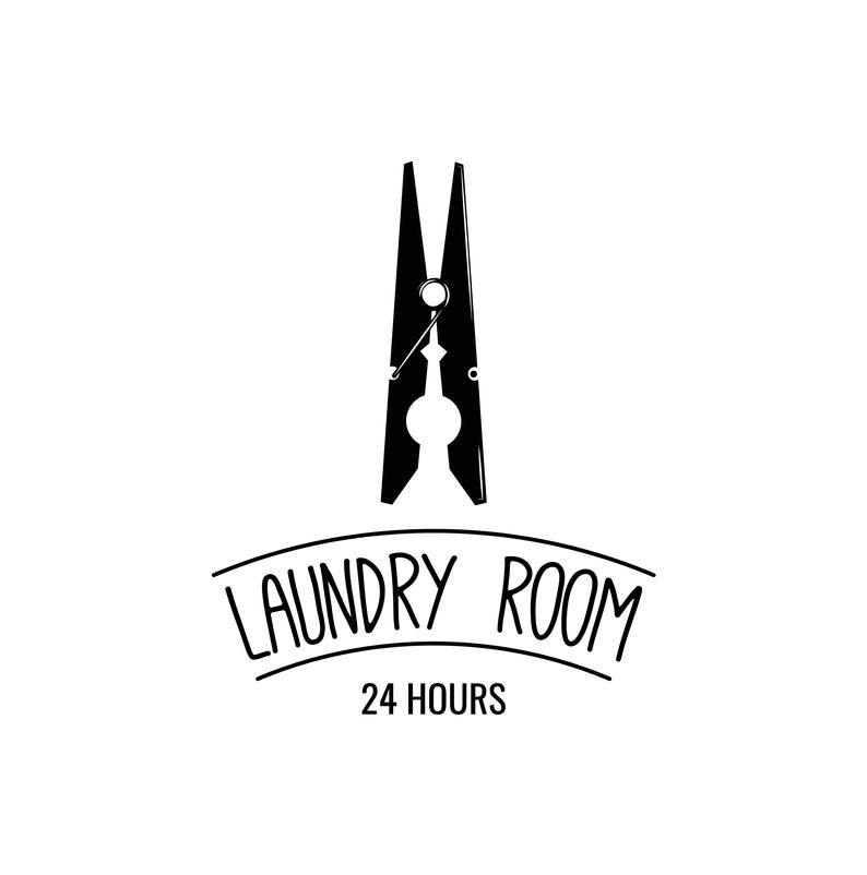 794x802 Clothes Clip Icon Laundry Room Label Dry Cleaning Etsy