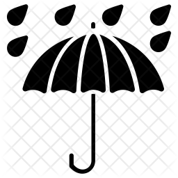 256x256 Keep Dry Icon Of Glyph Style