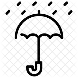 256x256 Keep Dry Icon Of Line Style