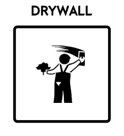 250x275 Drywall Icon With Text