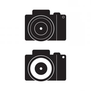 300x300 Dslr Camera Icon Flat Sign Vector Hoodamathrun
