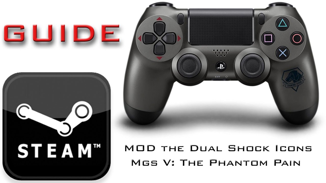 1280x720 Guide Mod The Dual Shock Icons Into Mgsv The Phantom Pain