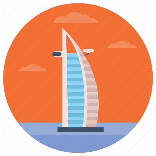 512x512 Burj Al Arab, Dubai Landmark, Dubai Tower, Monument, Uae Landmark Icon