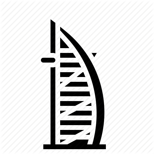 512x512 Al, Arab, Building, Burj, Dub Landmark, Tower Icon