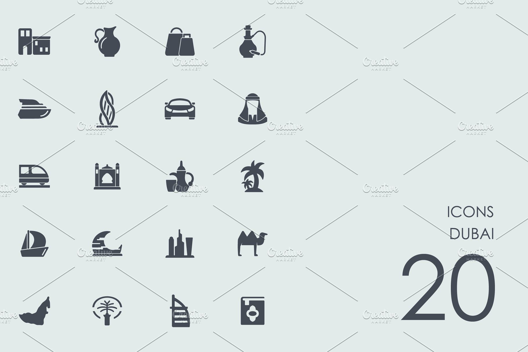 1820x1214 Dubai Icons