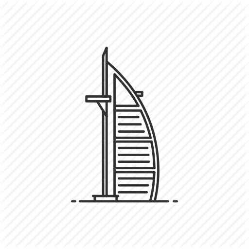 512x512 Arab, Building, Burj Al Arab, Dub Famous, Landmark, Uae Icon