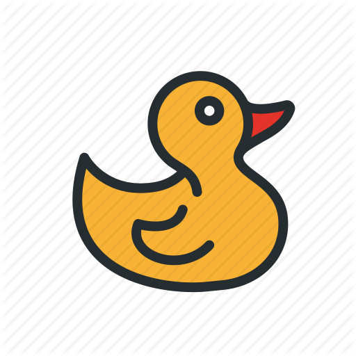 512x512 Baby, Bath, Child, Duck, Rubber, Toy, Tube Icon