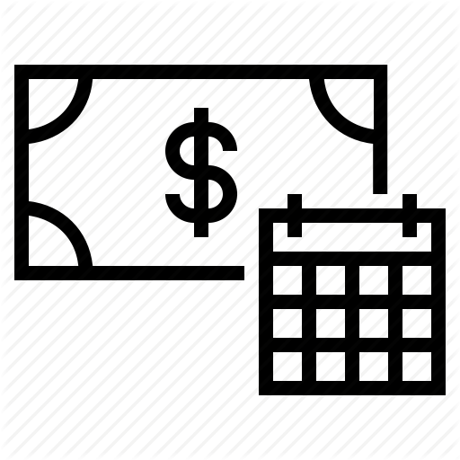 512x512 Monthly Payment, Payday, Payment Due Date, Payment Time, Salary Icon