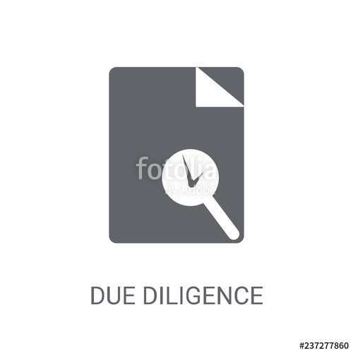 Due Diligence Icon Trendy Due Diligence Logo Concept On White 500x500 Due Diligence Icon Trendy Due Diligence Logo Concept On White