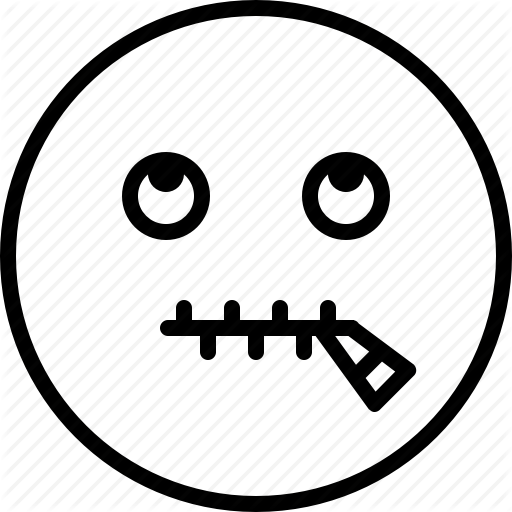 512x512 Dumb, Mute, Speechless, Tacit, Tongue Tied Icon