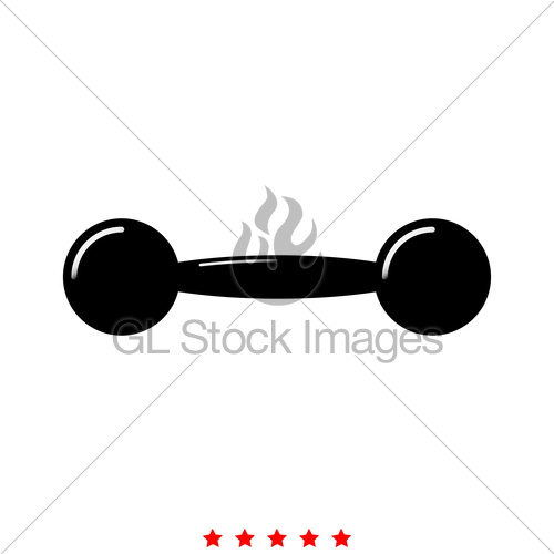 Dumbbell Icon Different Color Gl Stock Images 500x500 Dumbbell Icon Different Color Gl Stock Images