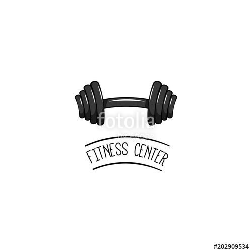 Dumbbell Icon Sport Equipment Fitness Center Logo Label Vector 500x500 Dumbbell Icon Sport Equipment Fitness Center Logo Label Vector