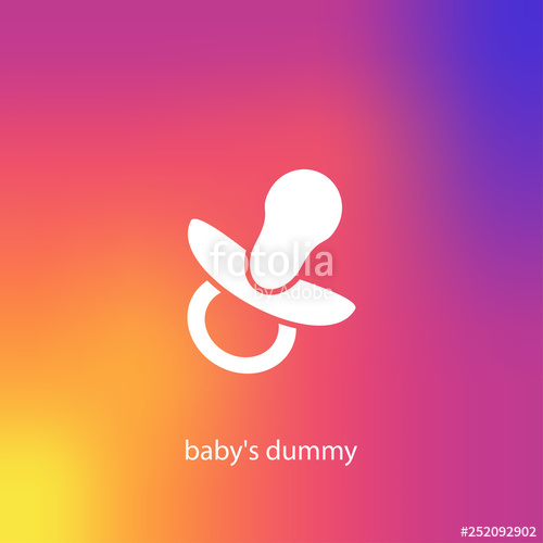 500x500 Baby's Dummy Icon Stock Image And Royalty Free Vector