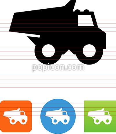 400x463 Dump Truck Icon