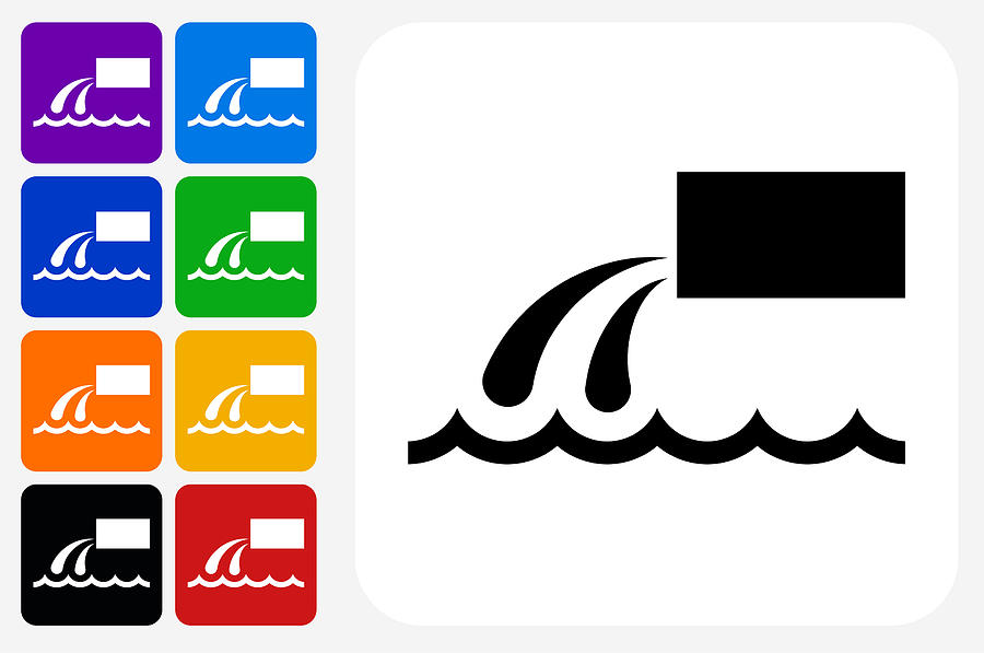 900x597 Trash Dump Icon Square Button Set Drawing