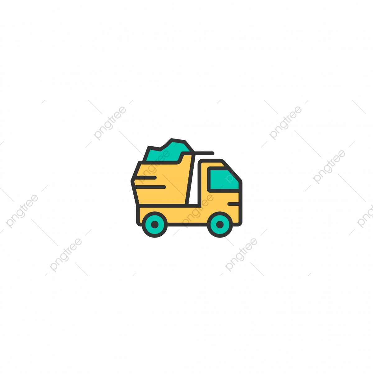 1200x1208 Dump Truck Icon Design Transportation Icon Vector Design, Logo