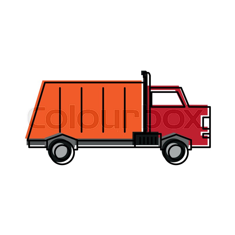 800x800 Dump Truck Icon Image Vector Stock Vector Colourbox