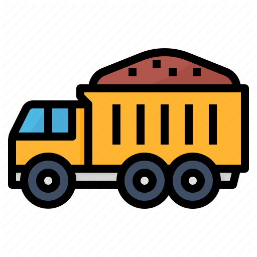 512x512 Construction, Dump, Transport, Truck Icon