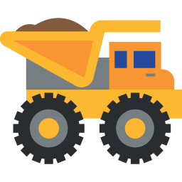 256x256 Dump Truck Icon Myiconfinder