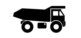 340x160 Dump Truck Icon