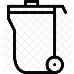 256x256 Dumpster, Plumber, Cleaning, Electrical, Work Icon Of Line Style