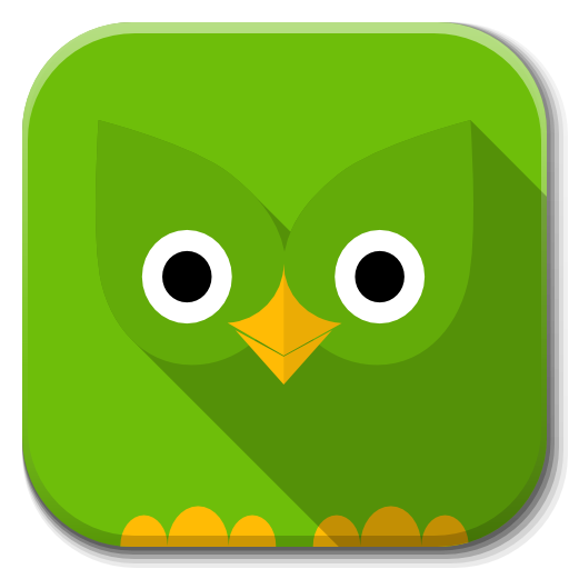 512x512 Apps Duolingo Icon Flatwoken Iconset Alecive