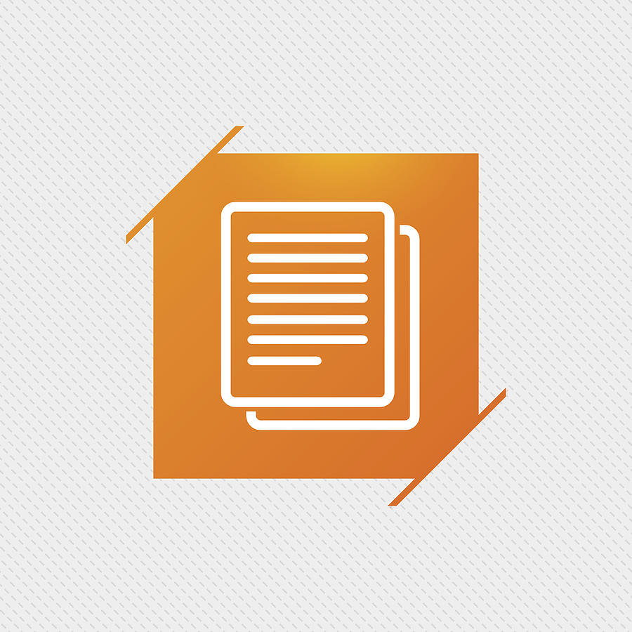 900x900 Copy Sign Icon Duplicate Document Symbol Drawing