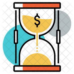 Investment Duration Icon Of Dualtone Style 256x256 Investment Duration Icon Of Dualtone Style