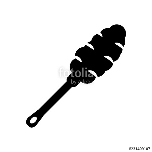500x500 Feather Duster Icon Trendy Feather Duster Logo Concept On White