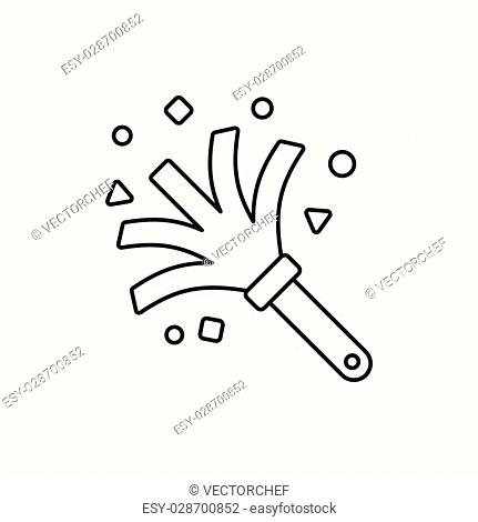 431x470 Feather Duster Line Icon Stock Photos And Images Age Fotostock
