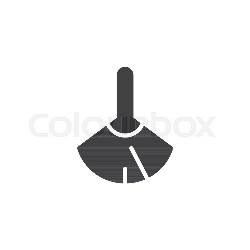 800x800 Feather Duster Vector Icon Filled Stock Vector Colourbox