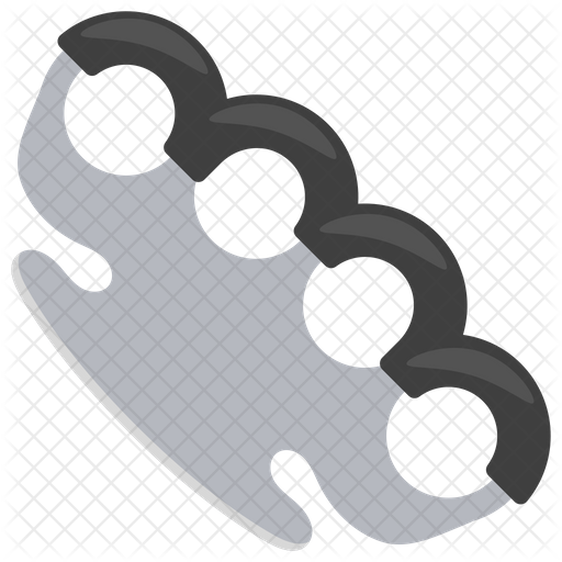 512x512 Knuckle Duster Icon Of Flat Style