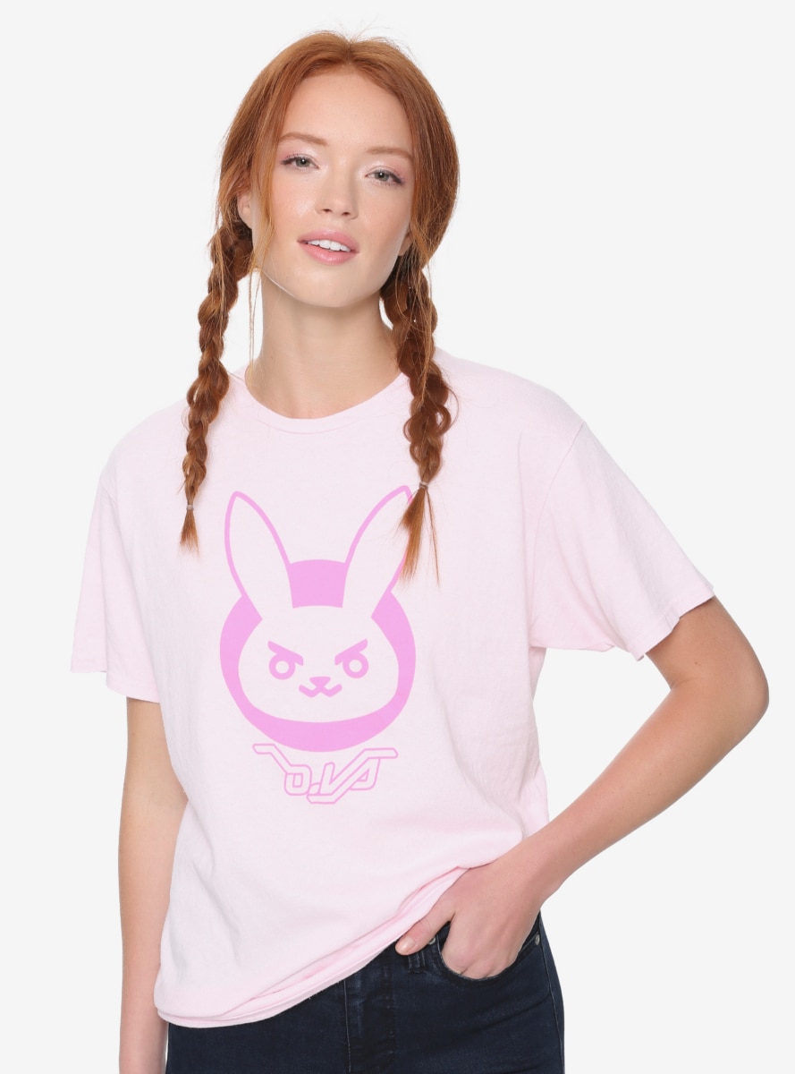 889x1200 Overwatch D Va Bunny Icon Womens Tee