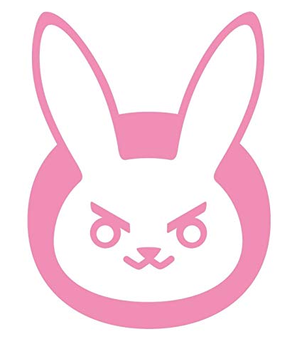 425x483 Overwatch Video Game D Va Bunny Logo Vinyl Stickers