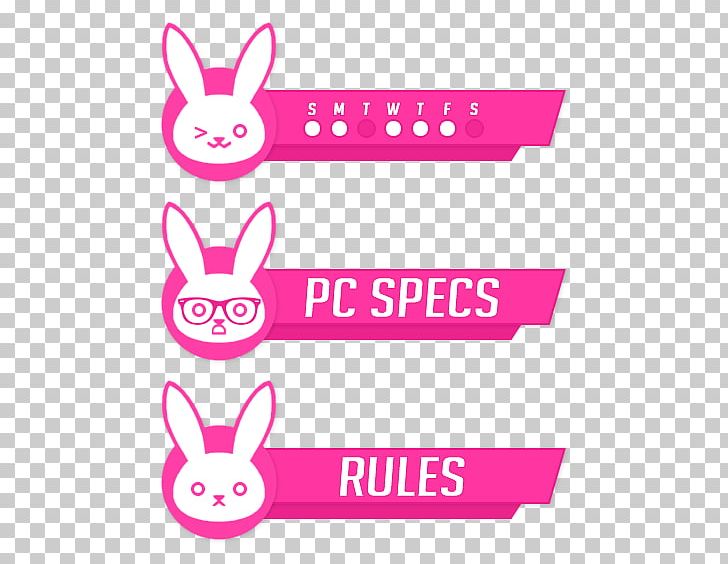 728x564 Overwatch D Va Twitch Tv Streaming Media Rabbit Png, Clipart, Area
