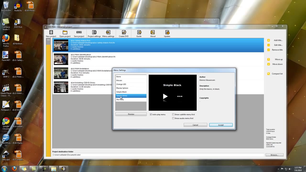 1280x720 Convert Video To Dvd Video With Dvd Flick