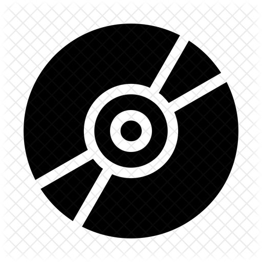 512x512 Dvd Icon Of Glyph Style