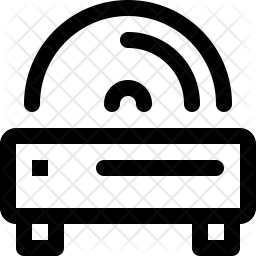 Dvd Player Icon Of Line Style 256x256 Dvd Player Icon Of Line Style