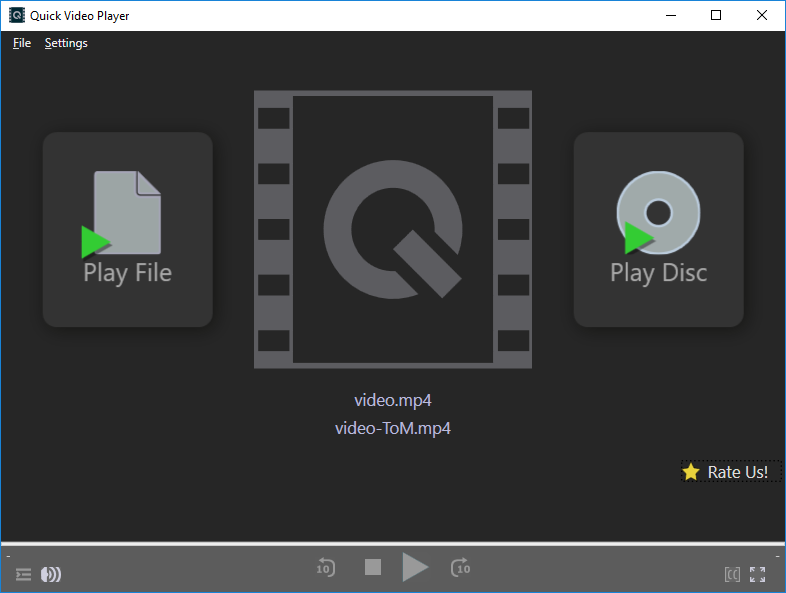 786x593 Quick Dvd Player