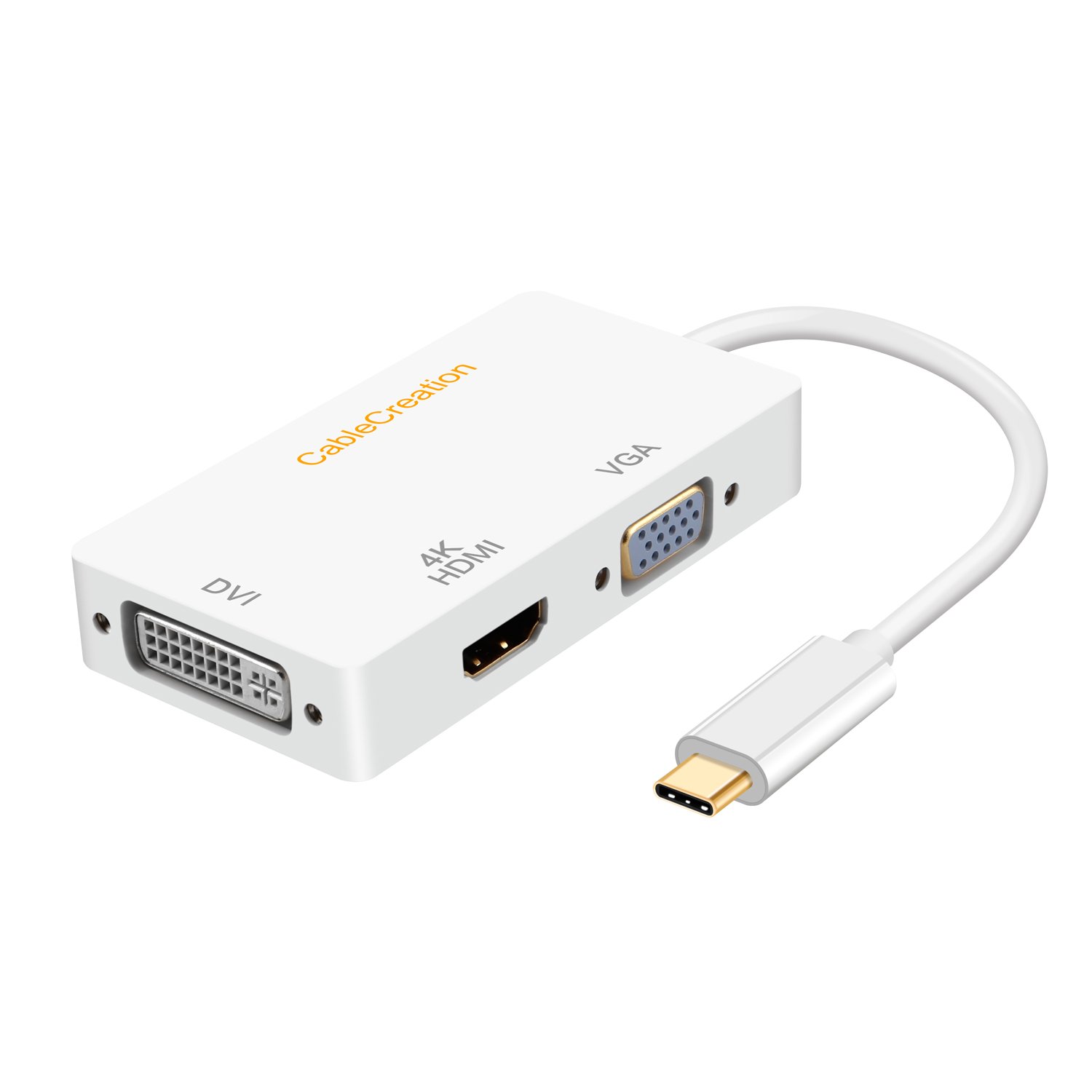 1500x1500 Cablecreation In Usb C Type C Male To Dvi