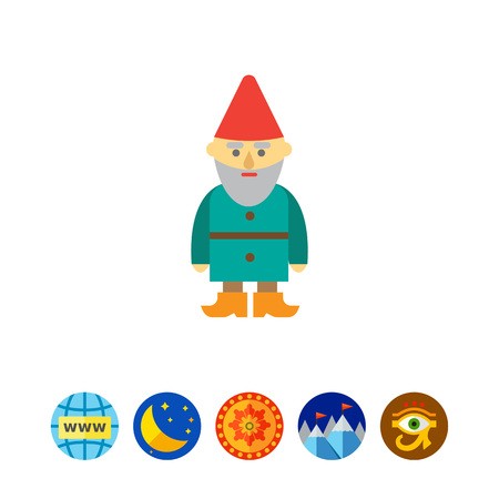 450x450 Garden Dwarf Icon Royalty Free Vector Graphics