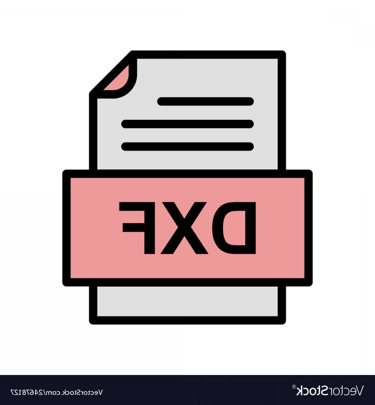 1200x1296 Dxf Document Icon Vector Handandbeak