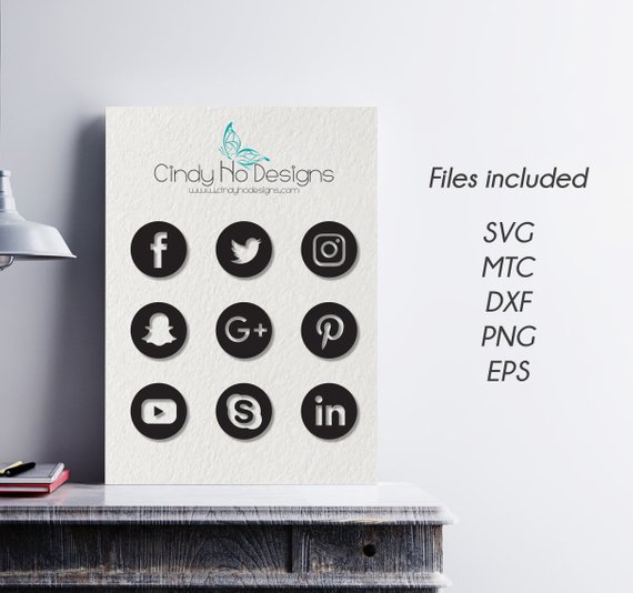 570x534 Social Media Round Icon Pack