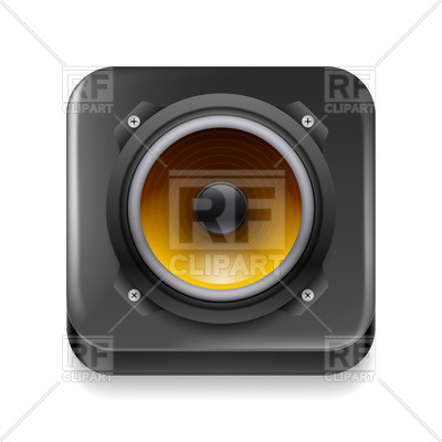 400x400 Black Framed Sound Dynamic Icon Vector Image Of Icons And Emblems