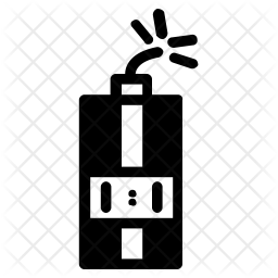 256x256 Dynamite Icon Of Glyph Style