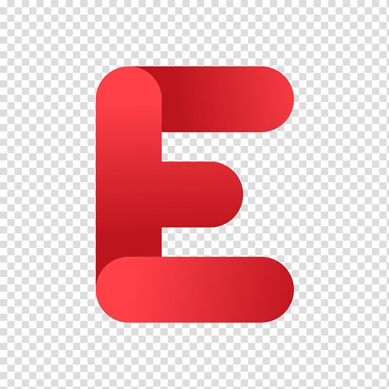 800x800 Red E Illustration, Letter Icon, The Red Letter E Transparent