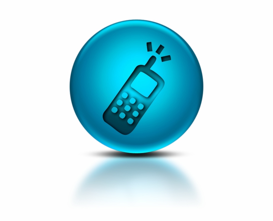 920x744 Cell Phone Icon Blue
