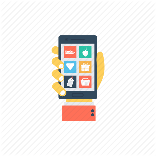 512x512 E Commerce, M Commerce, Mobile Commerce, Mobile Shopping, Online