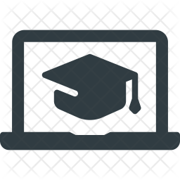 256x256 E Learning Icon Of Glyph Style