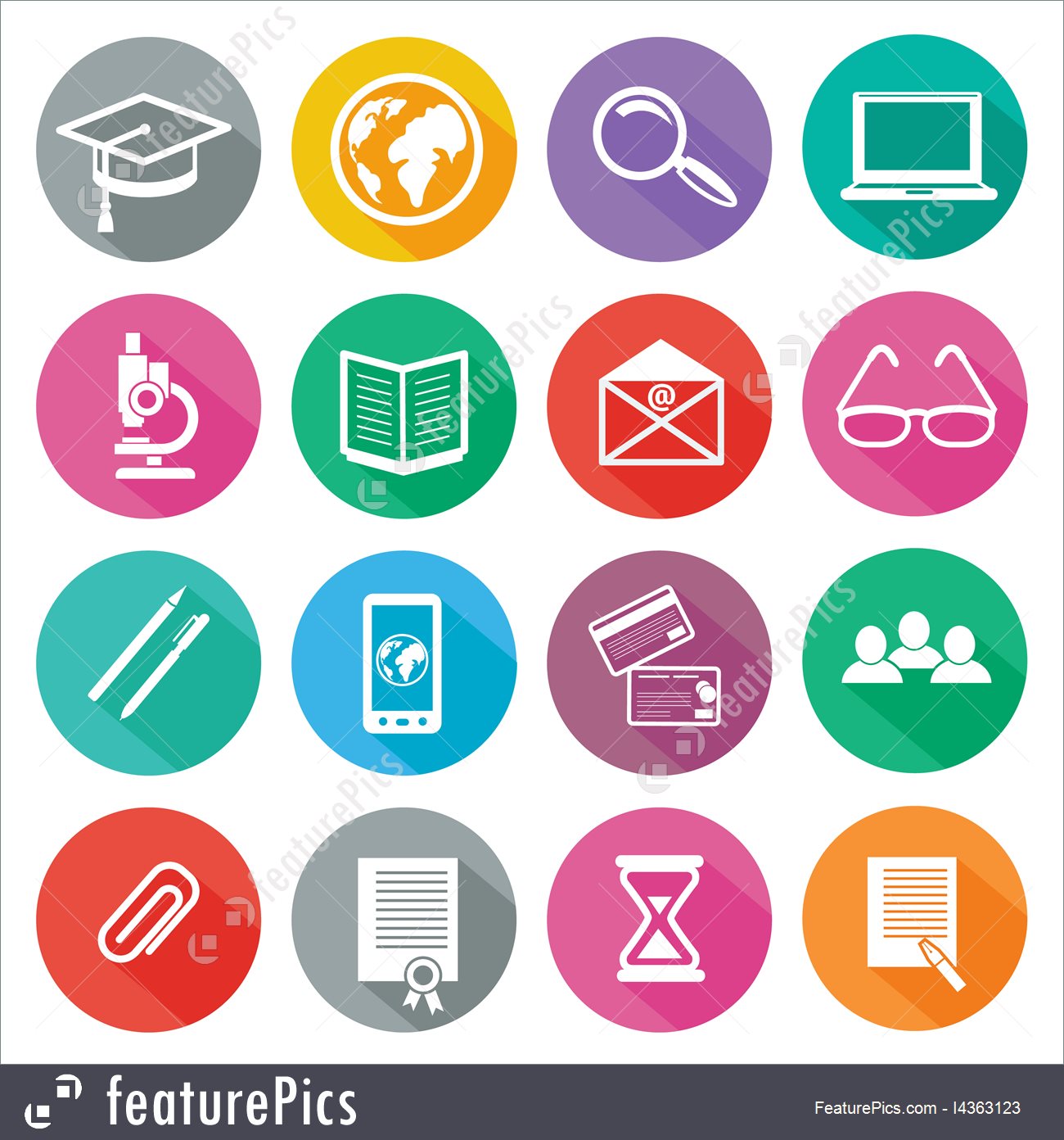 1300x1392 Illustration Of Icon Set For Professional Training And Elearning
